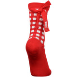 Women's Check Ribbon Socks