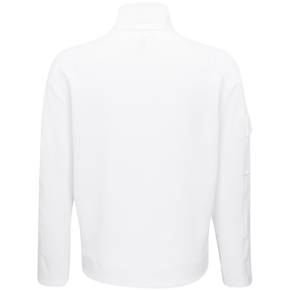 Women's Long Sleeve Mock Neck Top - Popcorn Stitch - Fairway Styles