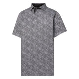 Speckle Print Lisle Polo