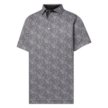 Speckle Print Lisle Polo