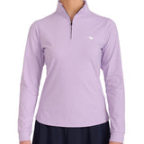 Women's Purple Rose 1/4 Zip Pullover - Fairway Styles