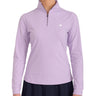 Women's Purple Rose 1/4 Zip Pullover - Fairway Styles