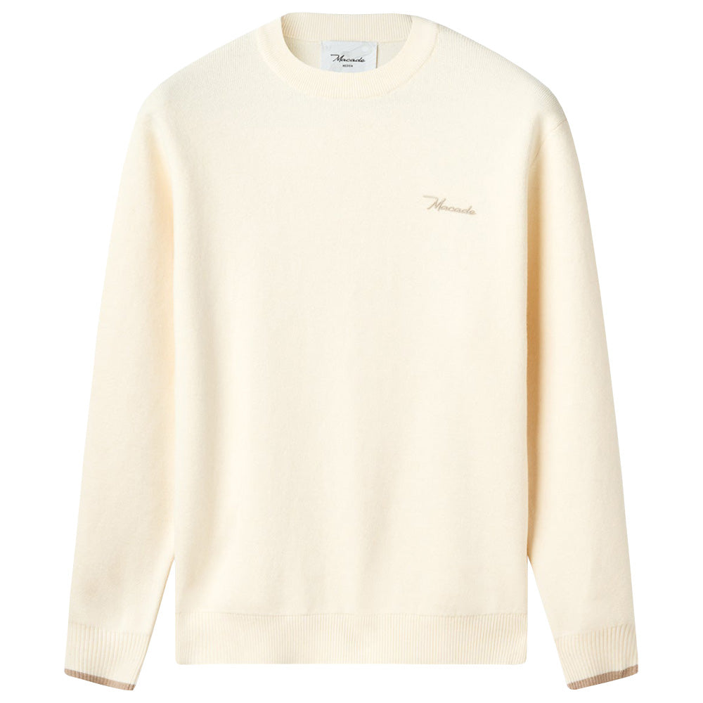 Cashmere Blend Knit Crewneck Sweater