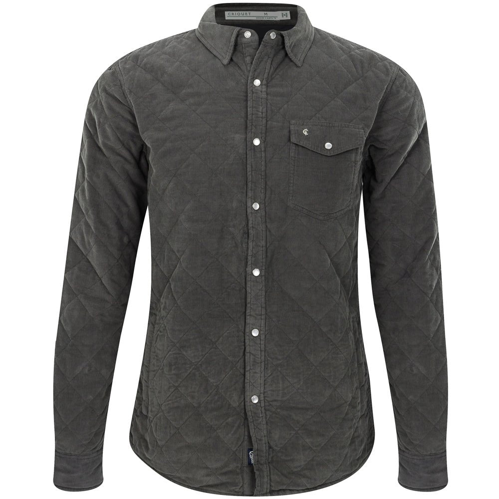 Corduroy Quilted Shacket - Fairway Styles