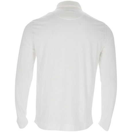 Brushed Cotton Long Sleeve Polo