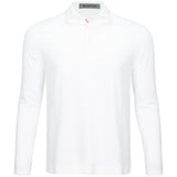 Cotton Stretch Long Sleeve Polo