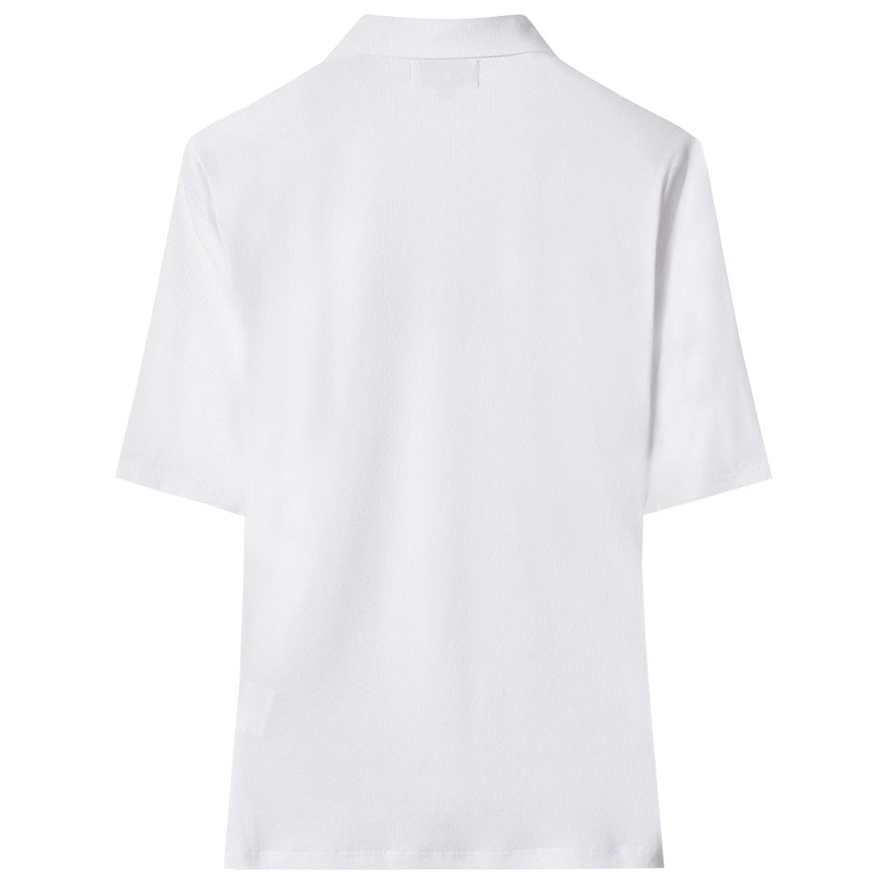 Women's Essential Rib Jersey Polo