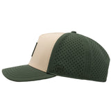 Odysea Stacked Hydro Hat - Khaki/Kombu Green