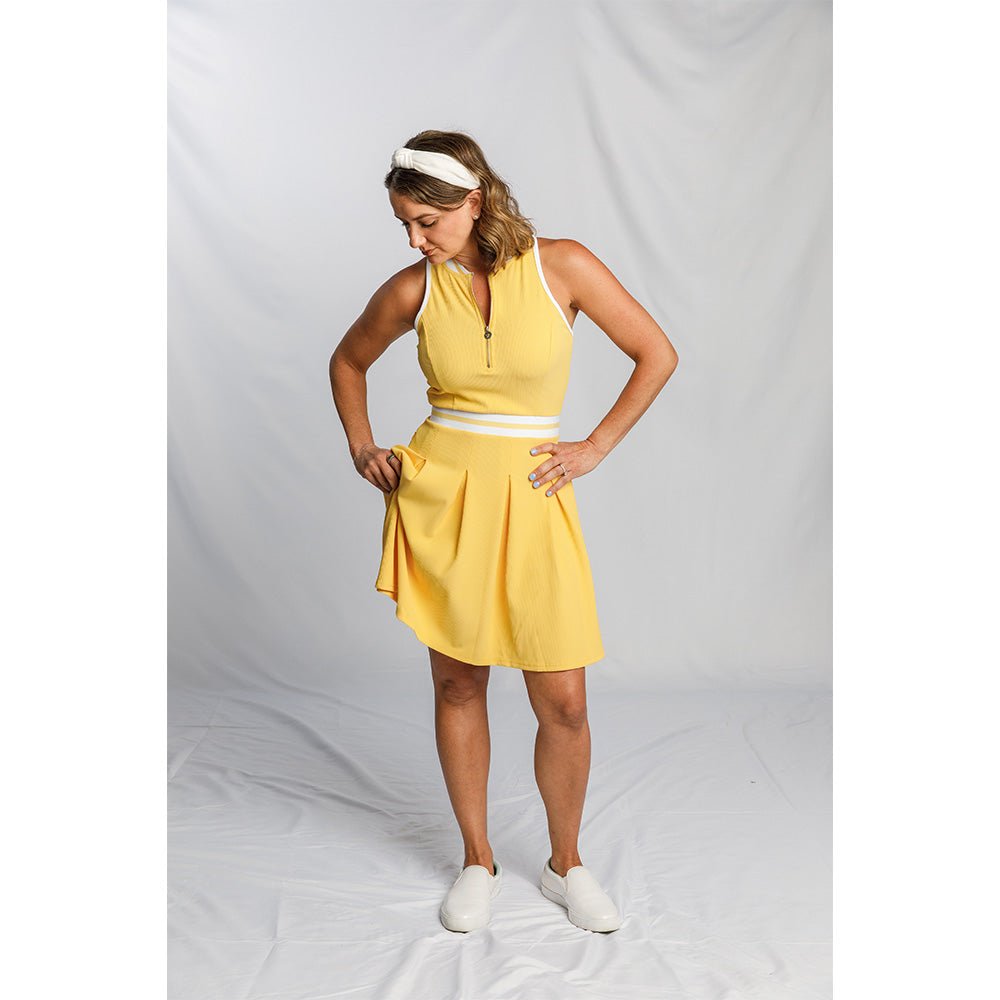 Women's Rae Skater 1/4 Zip Dress - Fairway Styles
