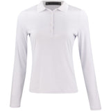 Women's Ribbed Tech Nylon Long Sleeve Polo
