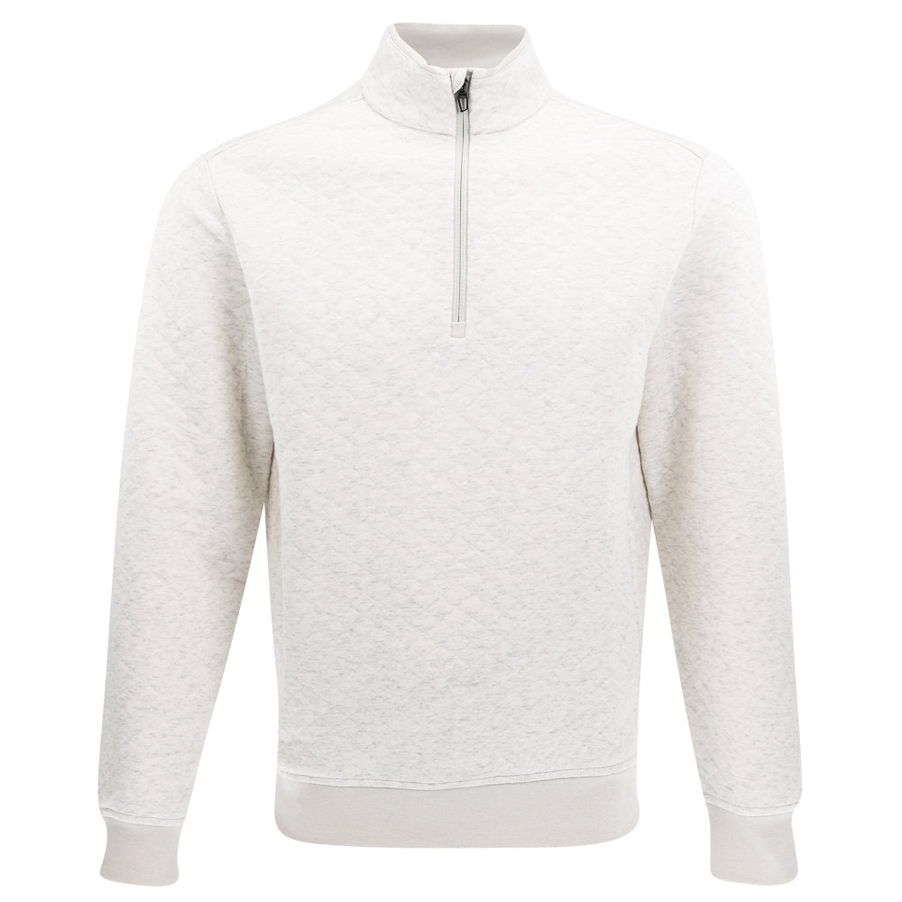 RLX Ralph Lauren Quilted Double-Knit 1/4 Zip Mock Neck Sweatshirt
