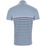 Performance Pique Tailored Fit Striped Polo