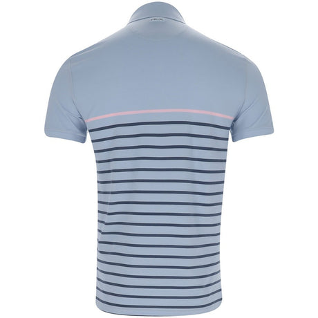 Performance Pique Tailored Fit Striped Polo - Fairway Styles