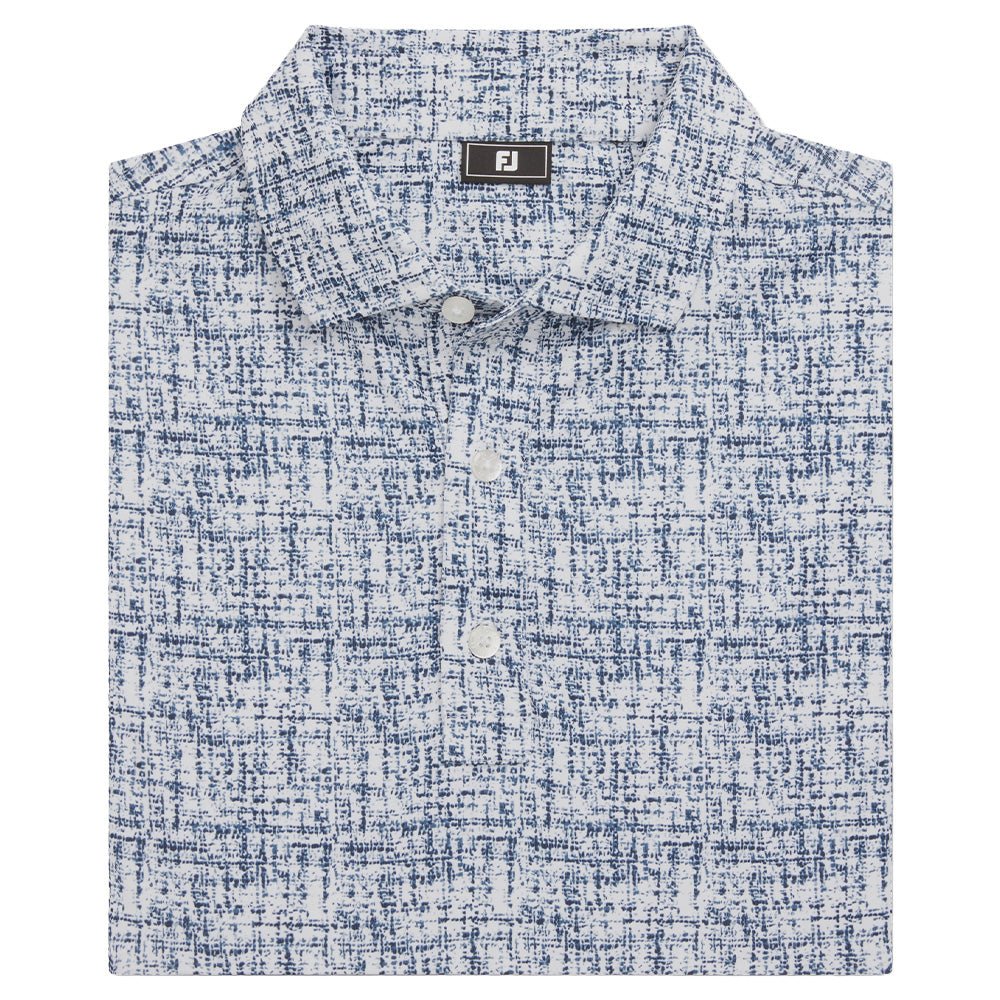 Tweed Print Polo - Fairway Styles