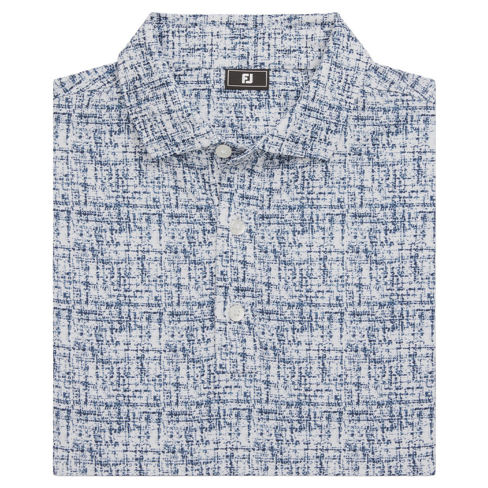 Tweed Print Polo