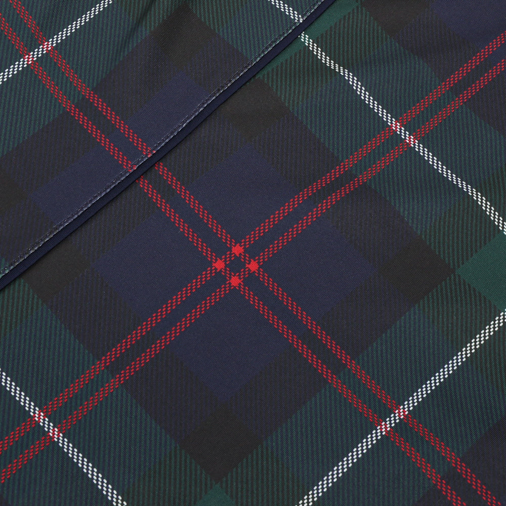 Women's Plaid Stretch-Jersey 1/4 Zip Pullover