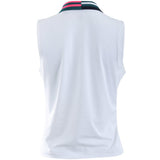 Women's Stretch Nylon Interlock Sleeveless Polo