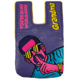 Happy Grilmore Small CS Mallet Putter Cover - Grandma - Fairway Styles