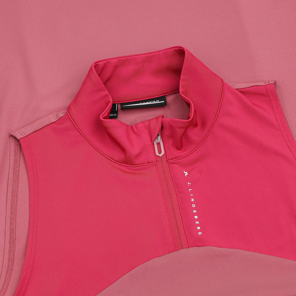 Women's Tiana Print Sleeveless 1/4 Zip Top