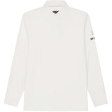 Logo Placket Long Sleeve Polo