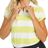 Fore All x Cynthia Rowley Women's Sunshade 1/4 Zip Polo - Fairway Styles