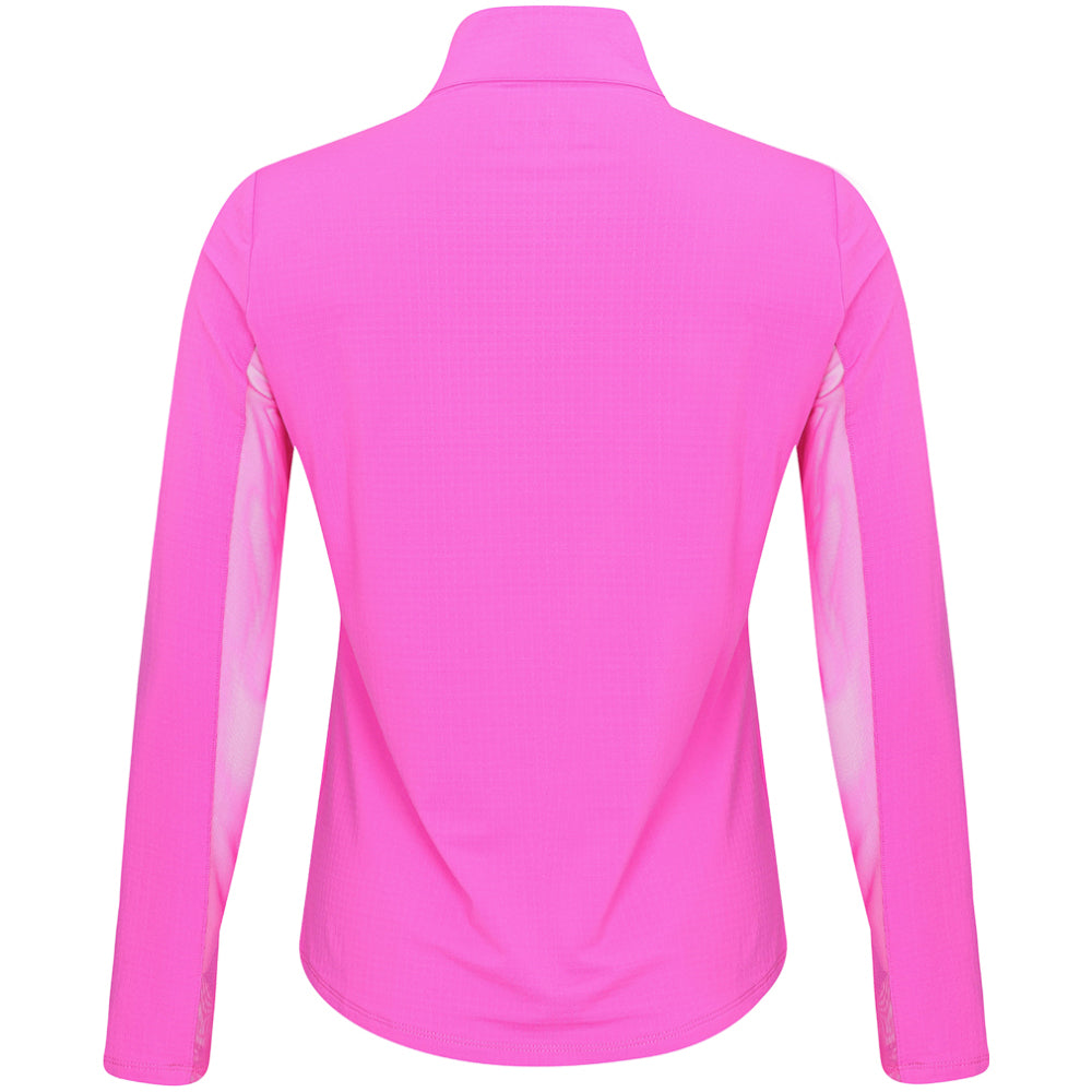 Women's Long Sleeve Mock Neck Top - Solid