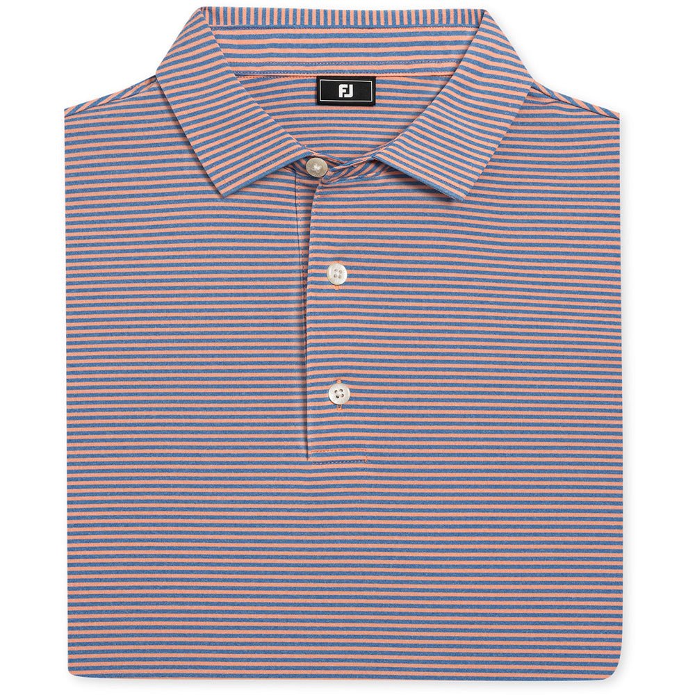 Heather Feeder Stripe Polo