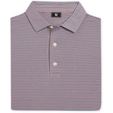 Heather Feeder Stripe Polo