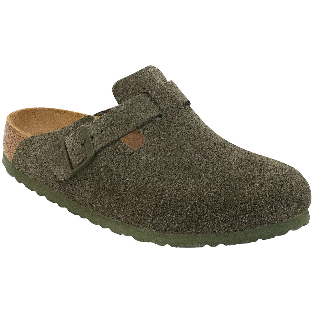 Women's Boston Sandals - Suede Leather