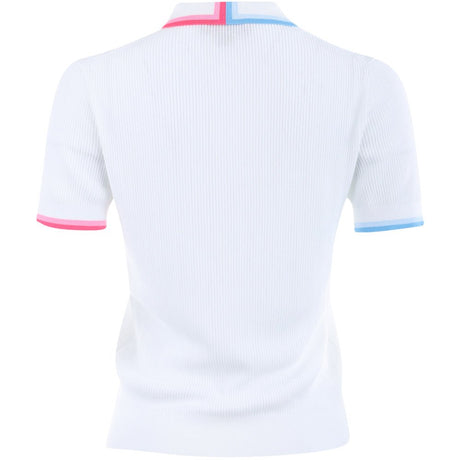 Women's Johnny Collar Cotton Blend Rib Polo - Fairway Styles