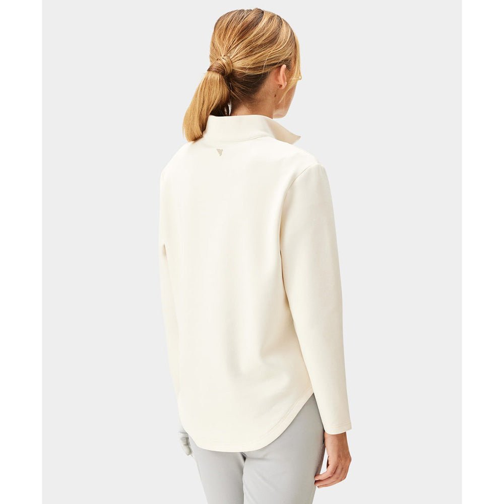 Women's Zoe Ivory Flex 1/4 Zip Sweater - Fairway Styles
