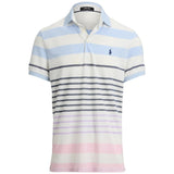 Performance Pique Tailored Fit Striped Polo - Fairway Styles