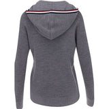 Women's Waffle Stitch Merino Wool Hooded Midlayer - Fairway Styles
