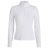 Women's Fitted Rib 1/4 Zip Pullover