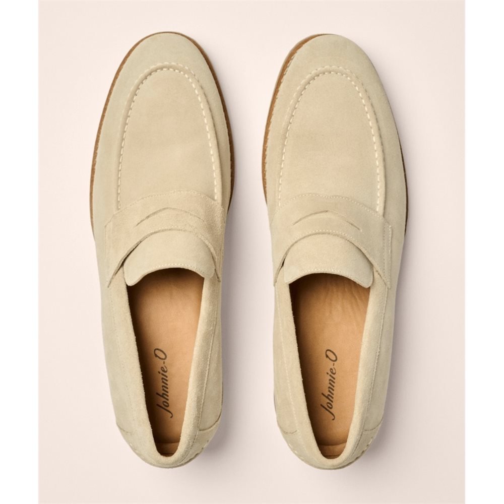 J - Flex Suede Penny Loafer - Fairway Styles