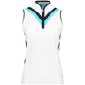Women's The Hannah Multi - Chevron Sleeveless 1/4 Zip Blade Polo - Fairway Styles