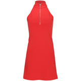 Women's Maia Sleeveless 1/4 Zip Mock Neck Dress