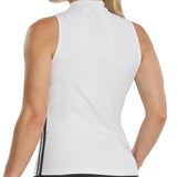 Women's Sleeveless Funnel Neck Shirt