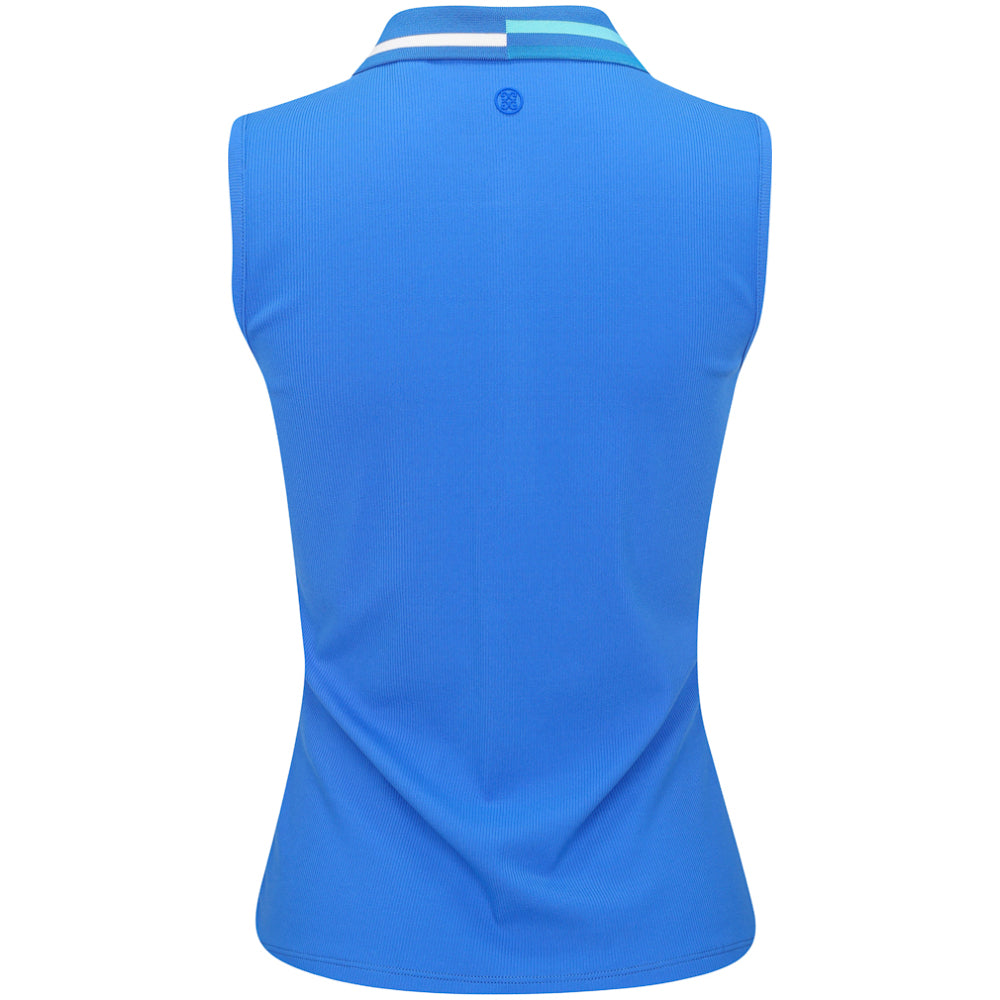 Women's Ribbed Tech Nylon Sleeveless Polo