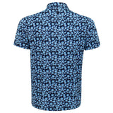 Optic Floral Tech Stretch Jersey Polo