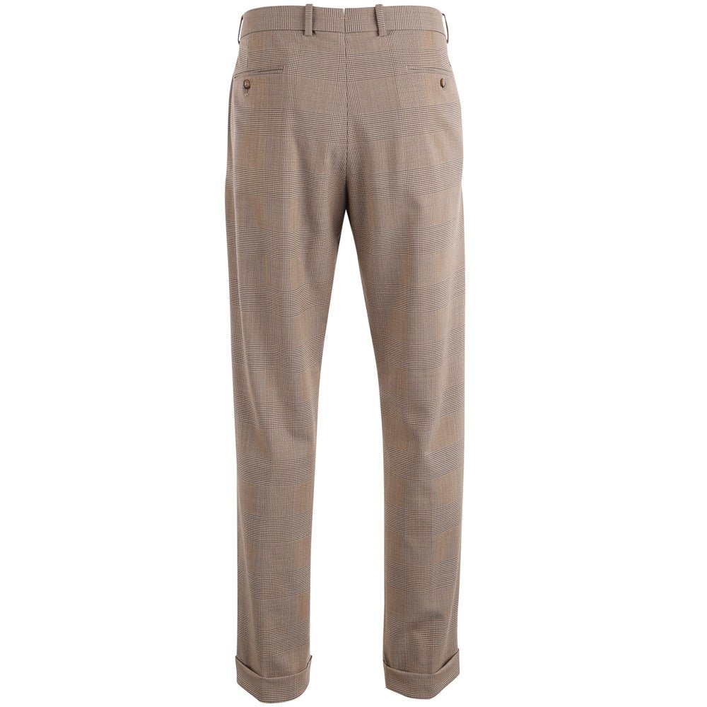 Plaid Performance Wool-Blend Pants