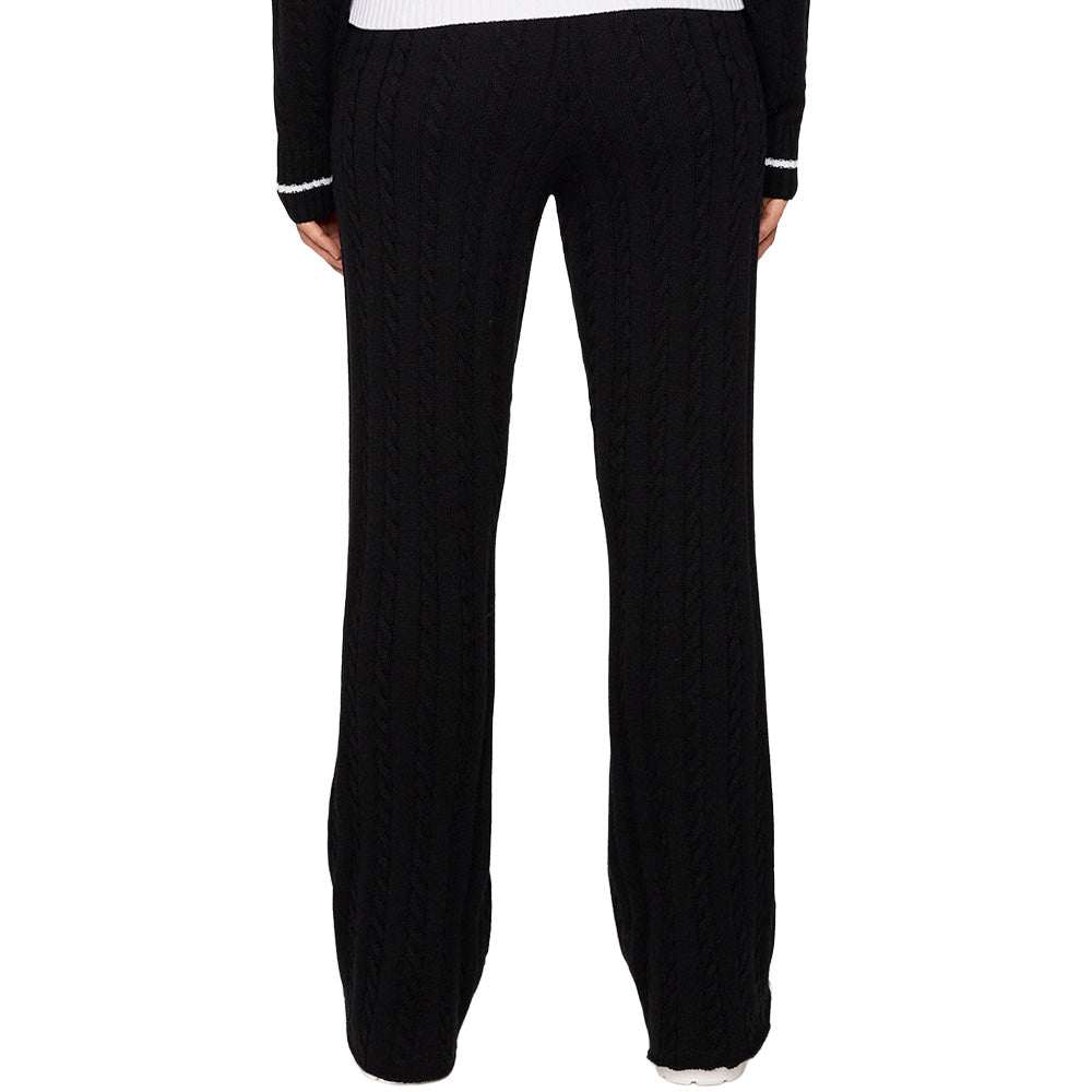 Women's Kiana Cable Knit Wool Pants