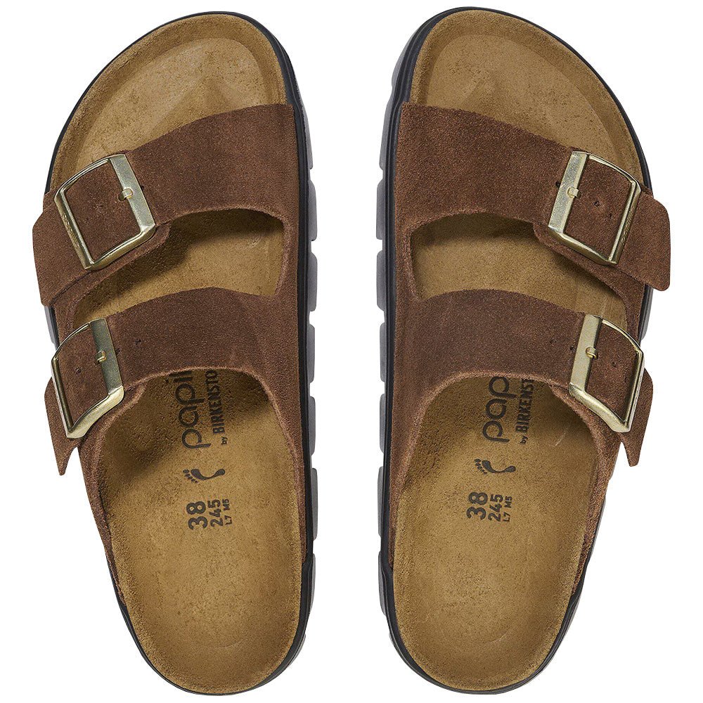 Arizona Chunky Sandals - Suede Leather - Fairway Styles