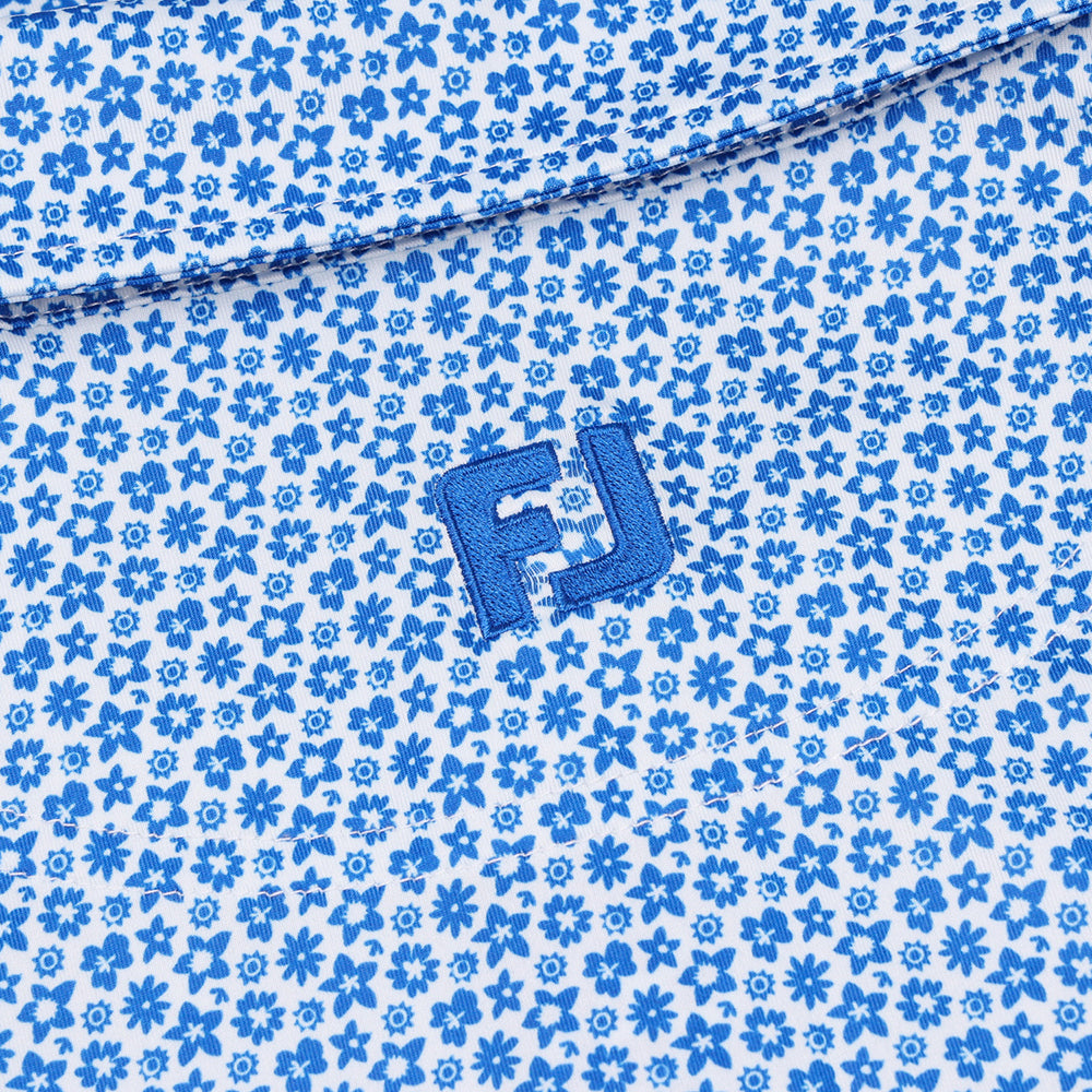 Allover Floral Lisle Polo