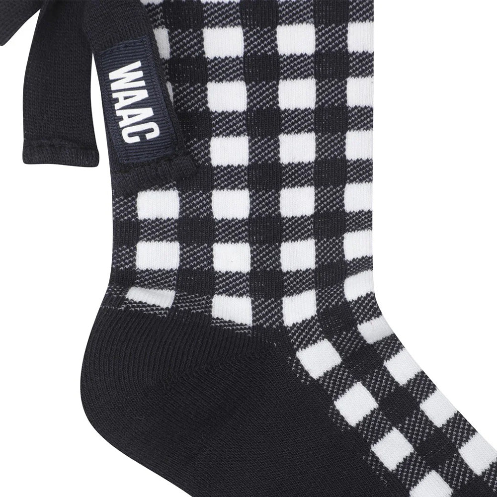 Women's Check Ribbon Socks