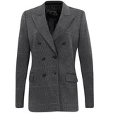 Women's Glen Plaid Blazer Jacket - Fairway Styles