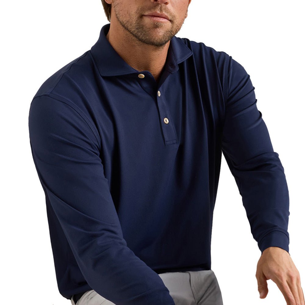 Lyons Performance Jersey Long Sleeve Polo