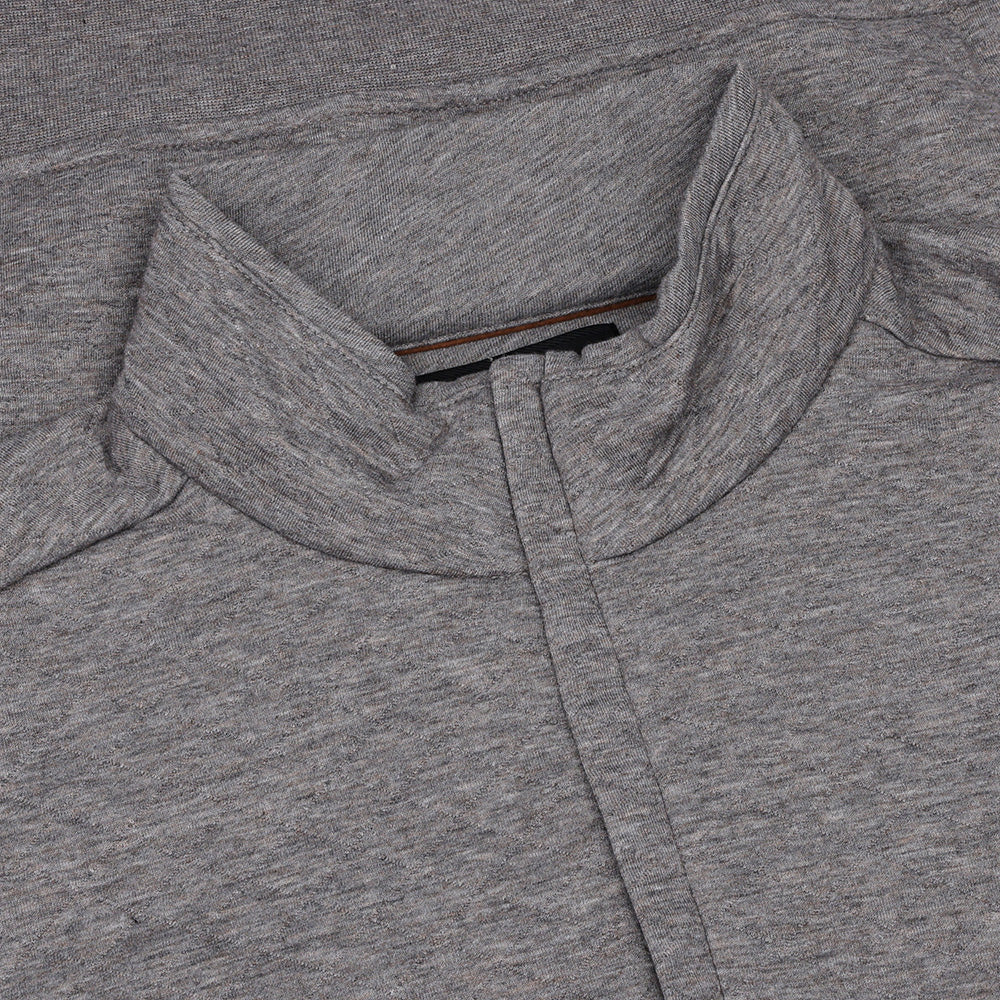 Quilted Double Knit 1/4 Zip Pullover