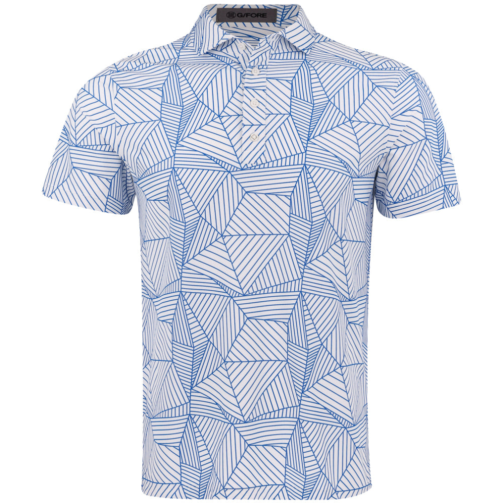 Geometric Tech Pique Polo