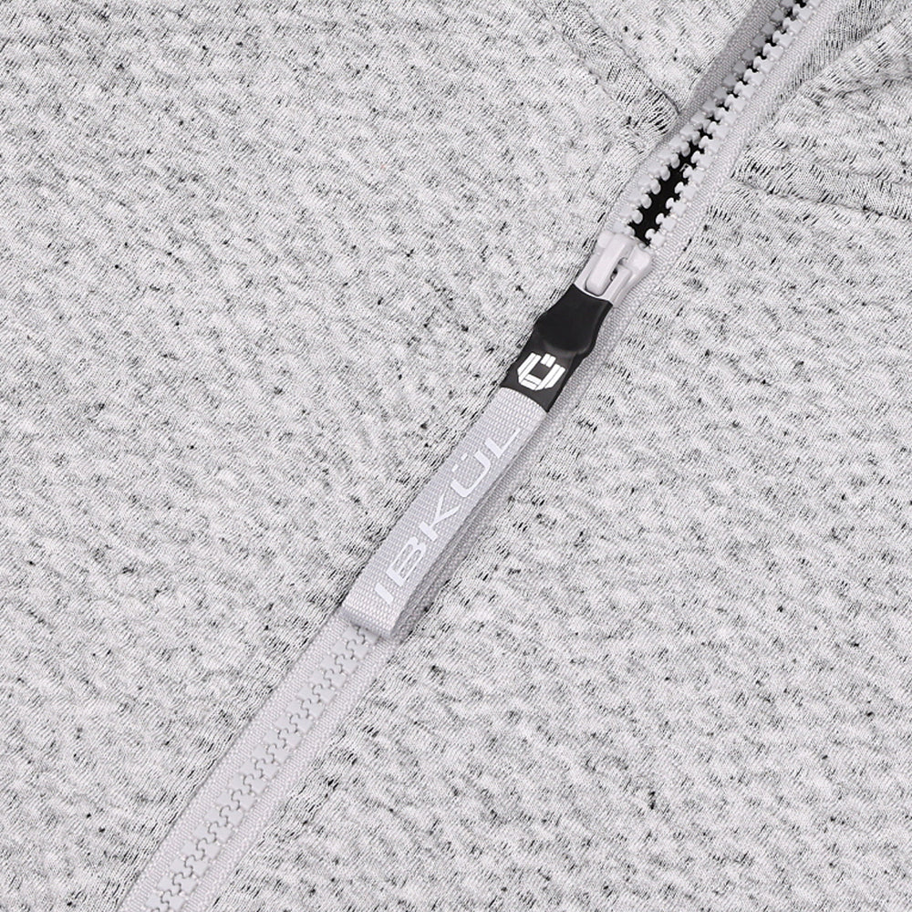 Women's Popcorn Stitch Full Zip Hoodie - Solid
